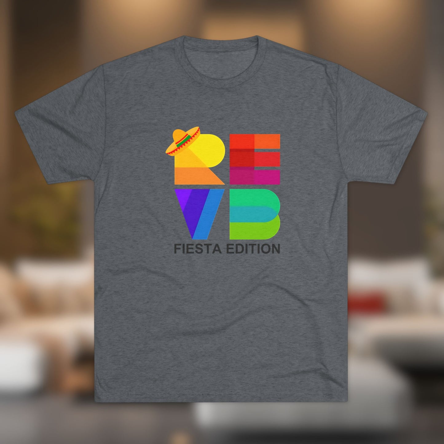 REVB Cubed Big Fiesta Edition Tri-Blend Tee