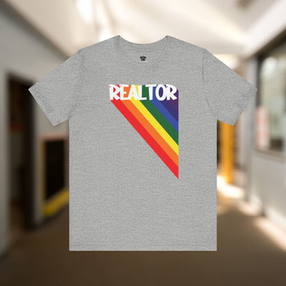 Realtor Rainbow Triangle Tshirt