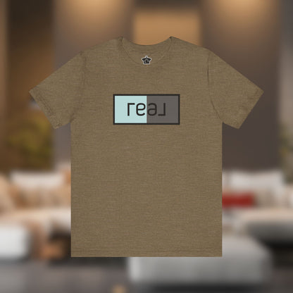 REAL Broker Logo – Modern Mint Grey Tee (Unofficial)