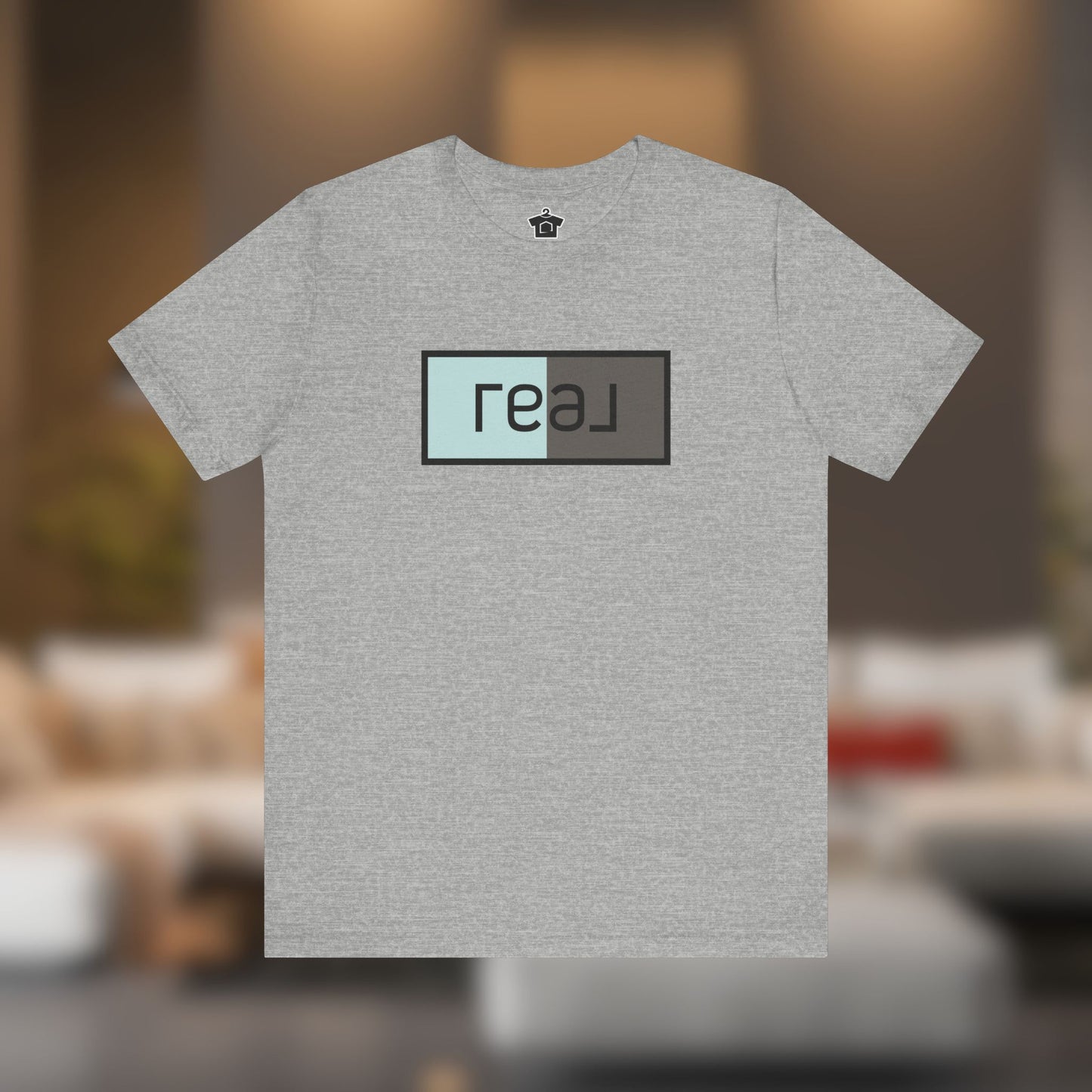 REAL Broker Logo – Modern Mint Grey Tee (Unofficial)