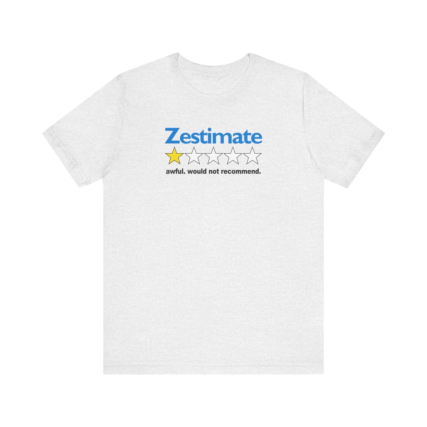 How Accurate Is The Zestimate? - Funny Real Estate T-Shirt