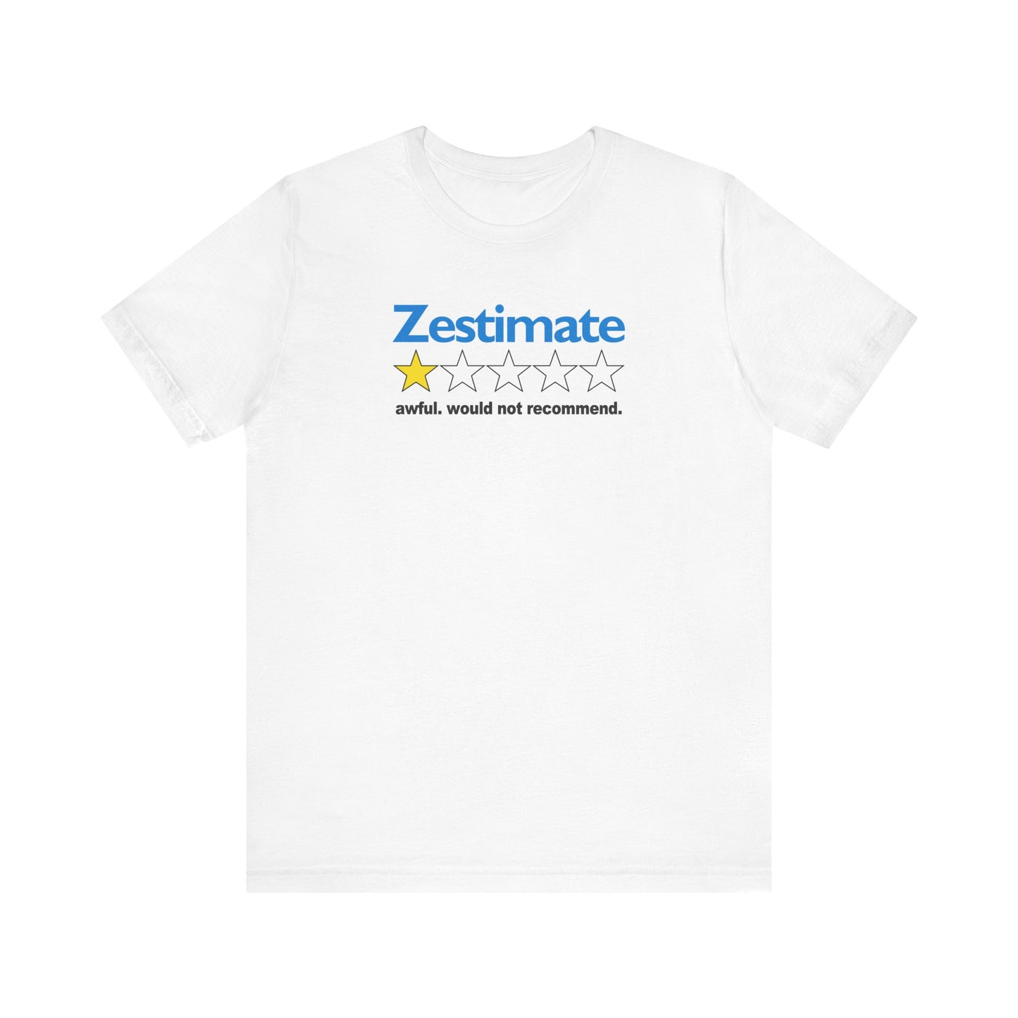 How Accurate Is The Zestimate? - Funny Real Estate T-Shirt