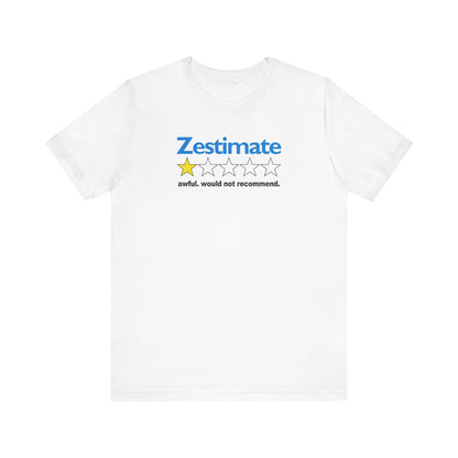 How Accurate Is The Zestimate? - Funny Real Estate T-Shirt