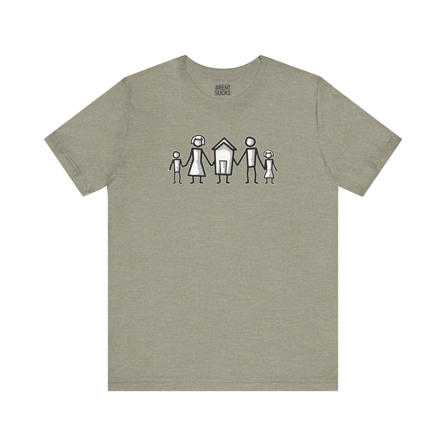 Home Is Where Family Begins" – Realtor T-Shirt