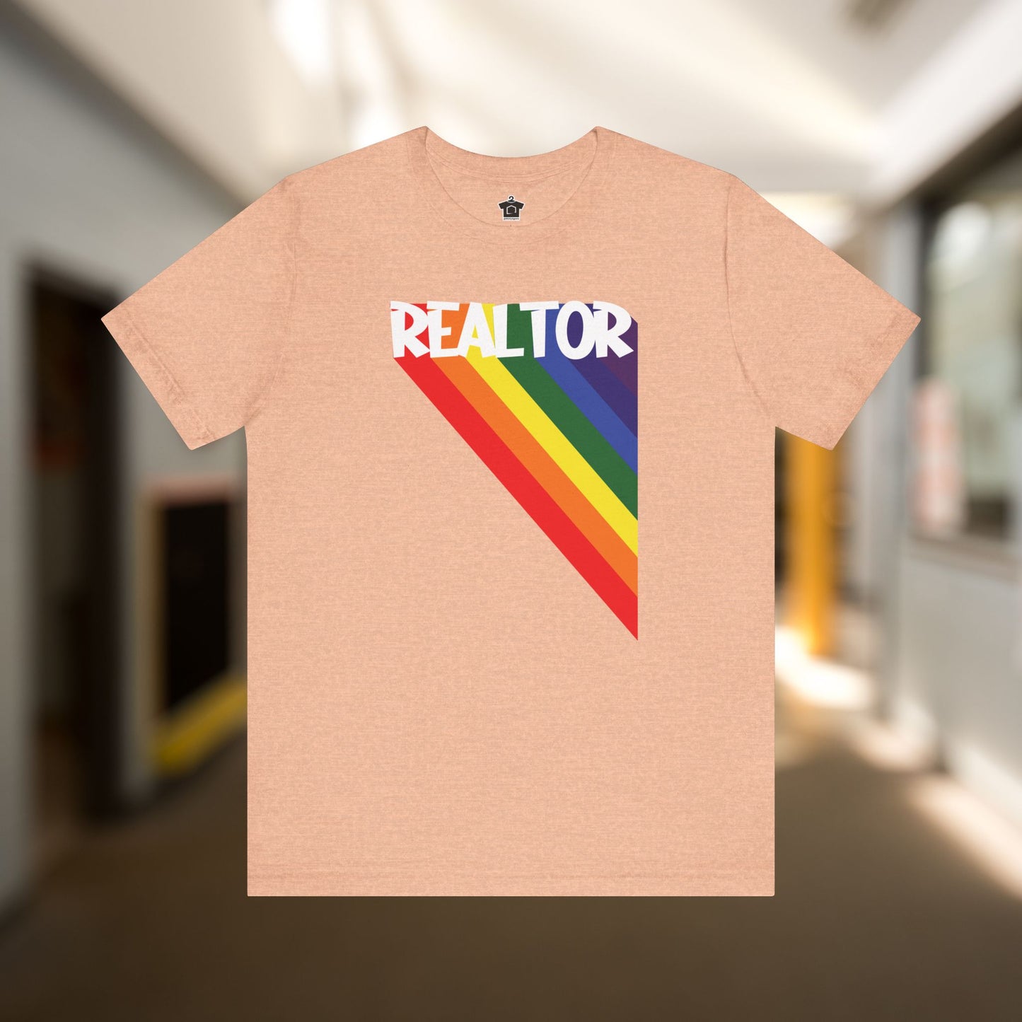 Realtor Rainbow Triangle Tshirt