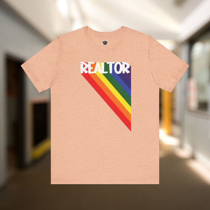 Realtor Rainbow Triangle Tshirt