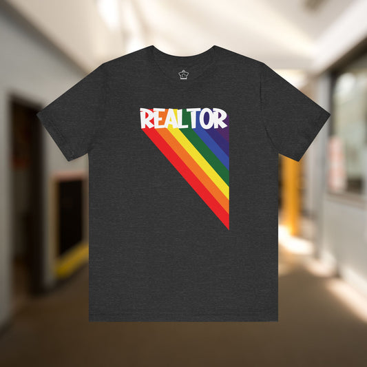 Realtor Rainbow Triangle Tshirt