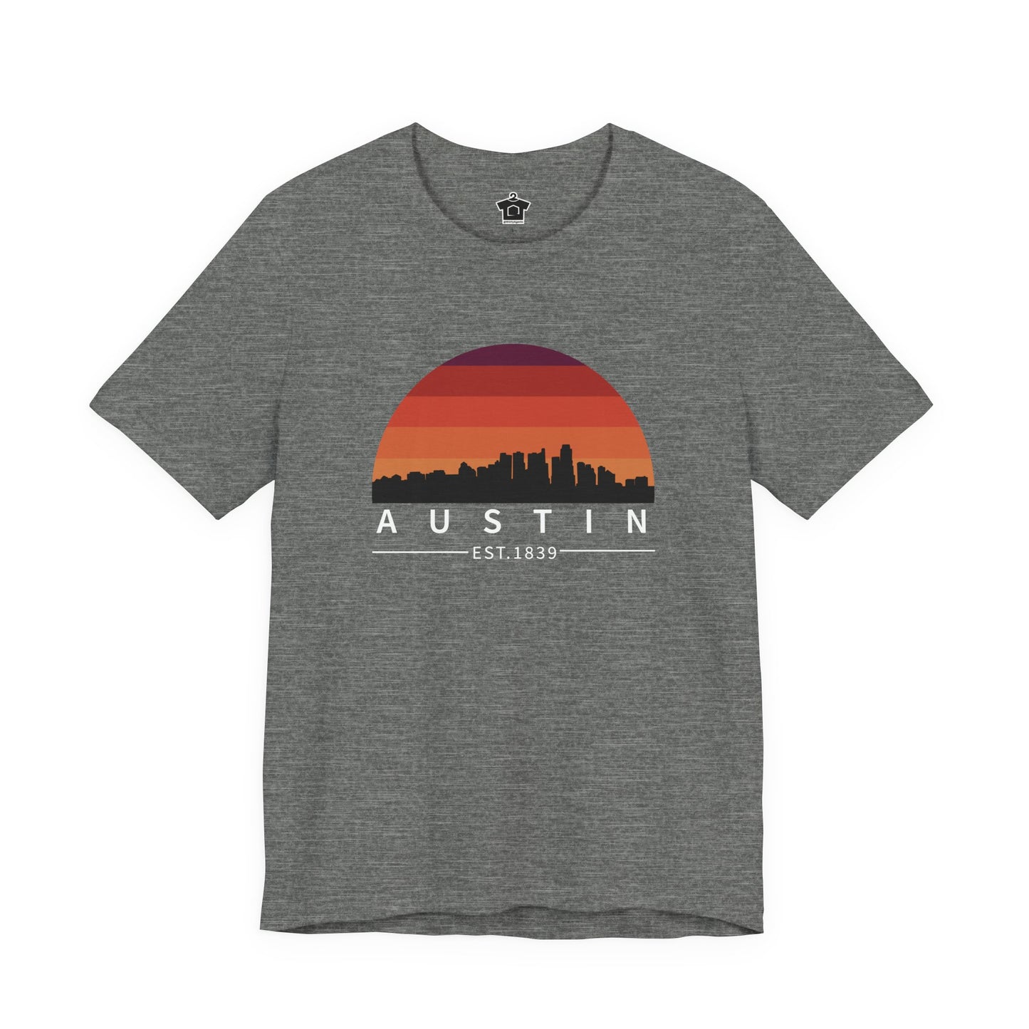 Austin Established Retro Sunset Tshirt