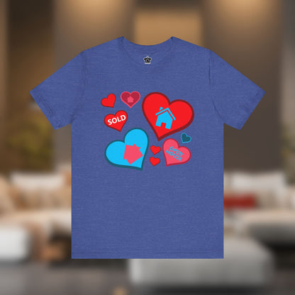 Houses and Hearts – The Realtor’s Passion Tee
