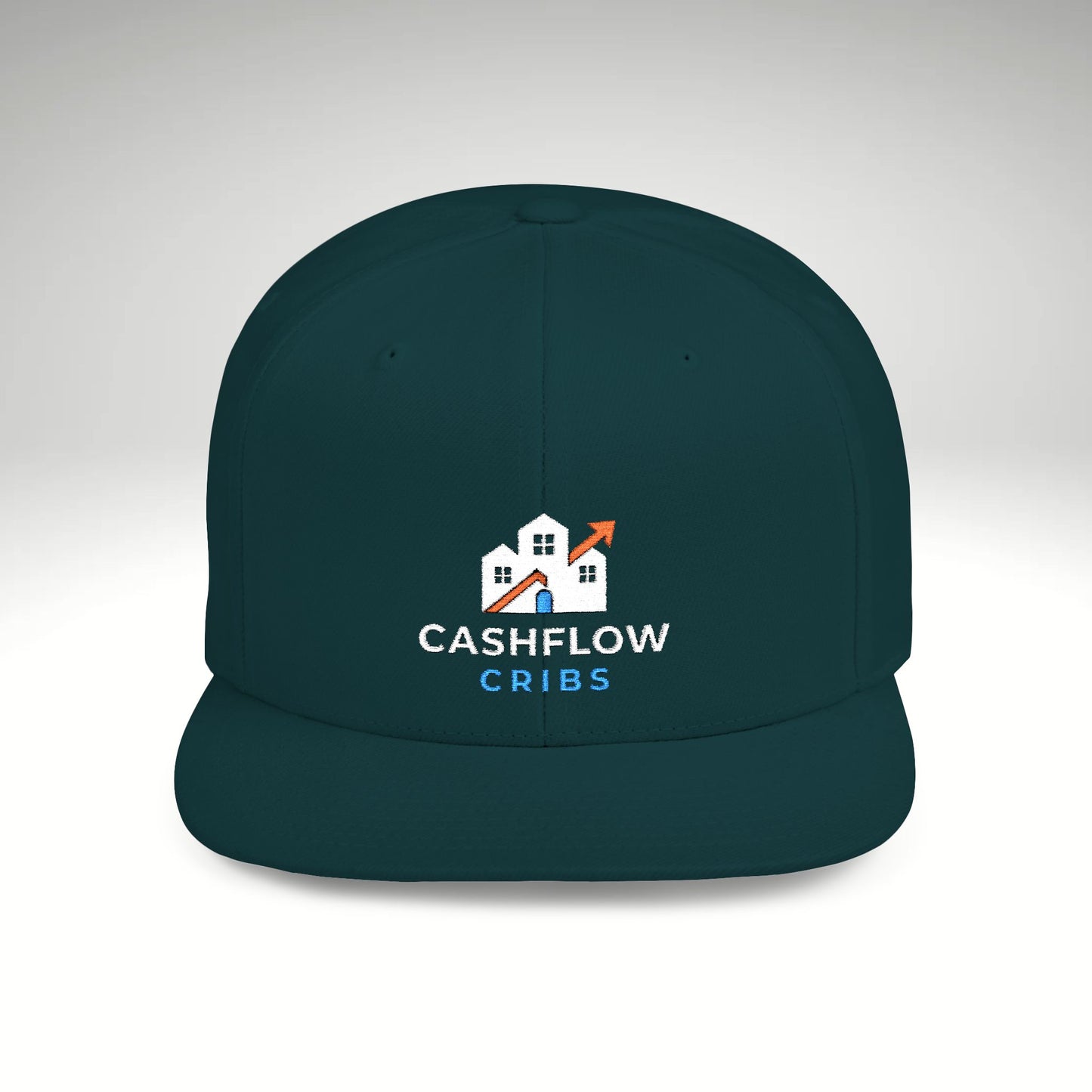 Cashflow Cribs Flat Bill Snapback Hat