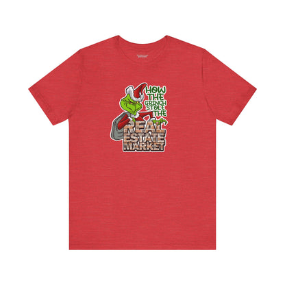 How The Grinch Stole The Real Estate Market – The Perfect Realtor® Holiday Tee