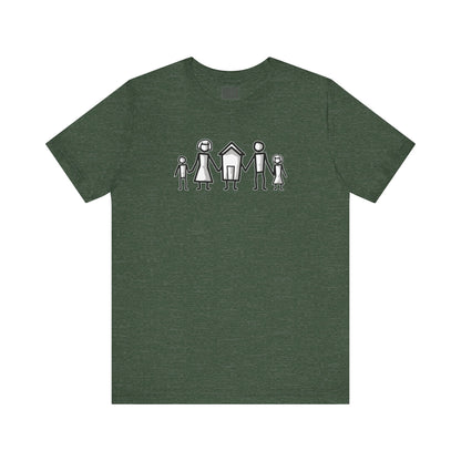 Home Is Where Family Begins" – Realtor T-Shirt