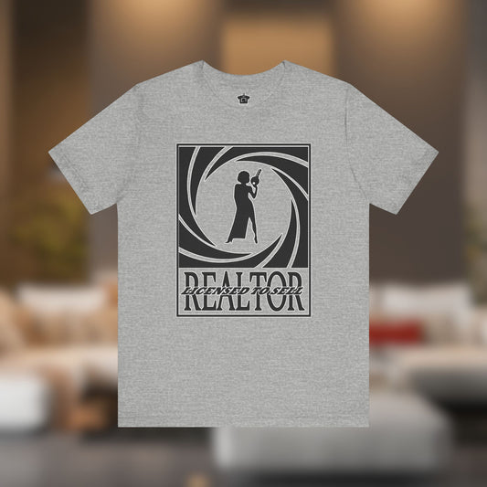 Realtor: Licensed to Sell – Woman with Key T-Shirt