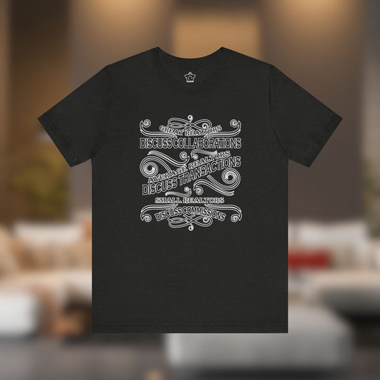 Collaborations. Transactions. Commissions. T-Shirt