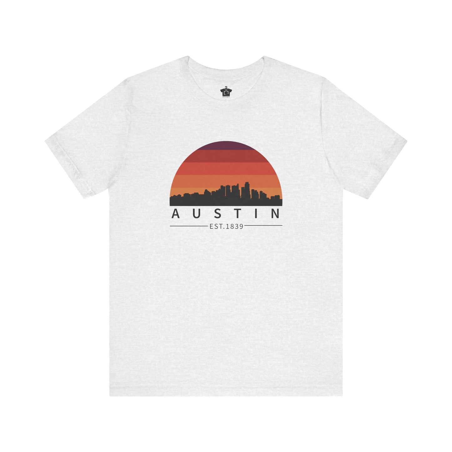 Austin Established Retro Sunset Tshirt