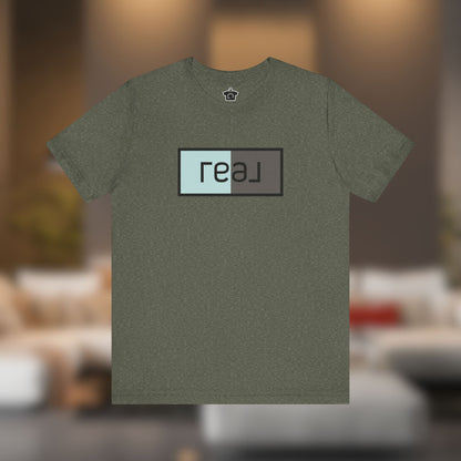 REAL Broker Logo – Modern Mint Grey Tee (Unofficial)