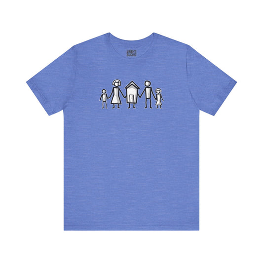 Home Is Where Family Begins" – Realtor T-Shirt