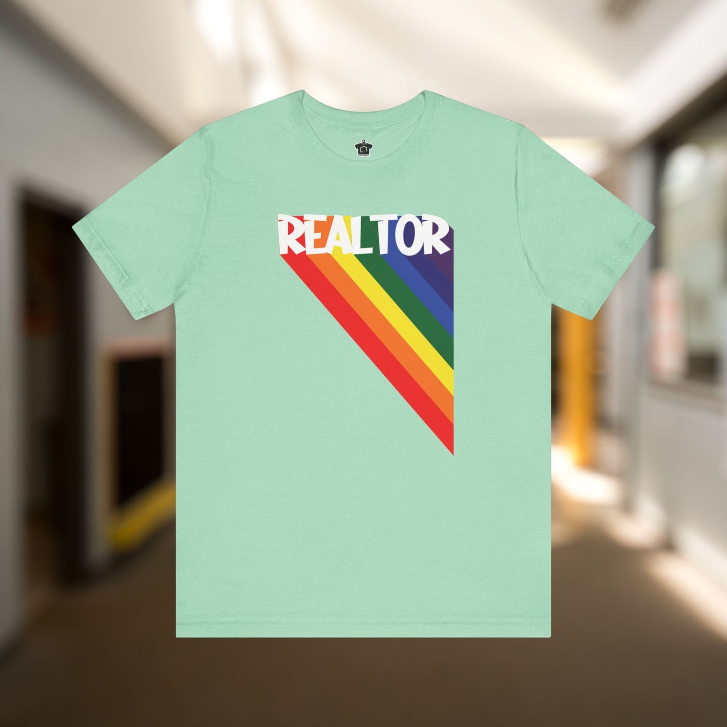 Realtor Rainbow Triangle Tshirt