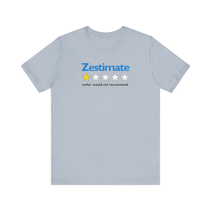 How Accurate Is The Zestimate? - Funny Real Estate T-Shirt