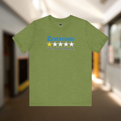 How Accurate Is The Zestimate? - Funny Real Estate T-Shirt