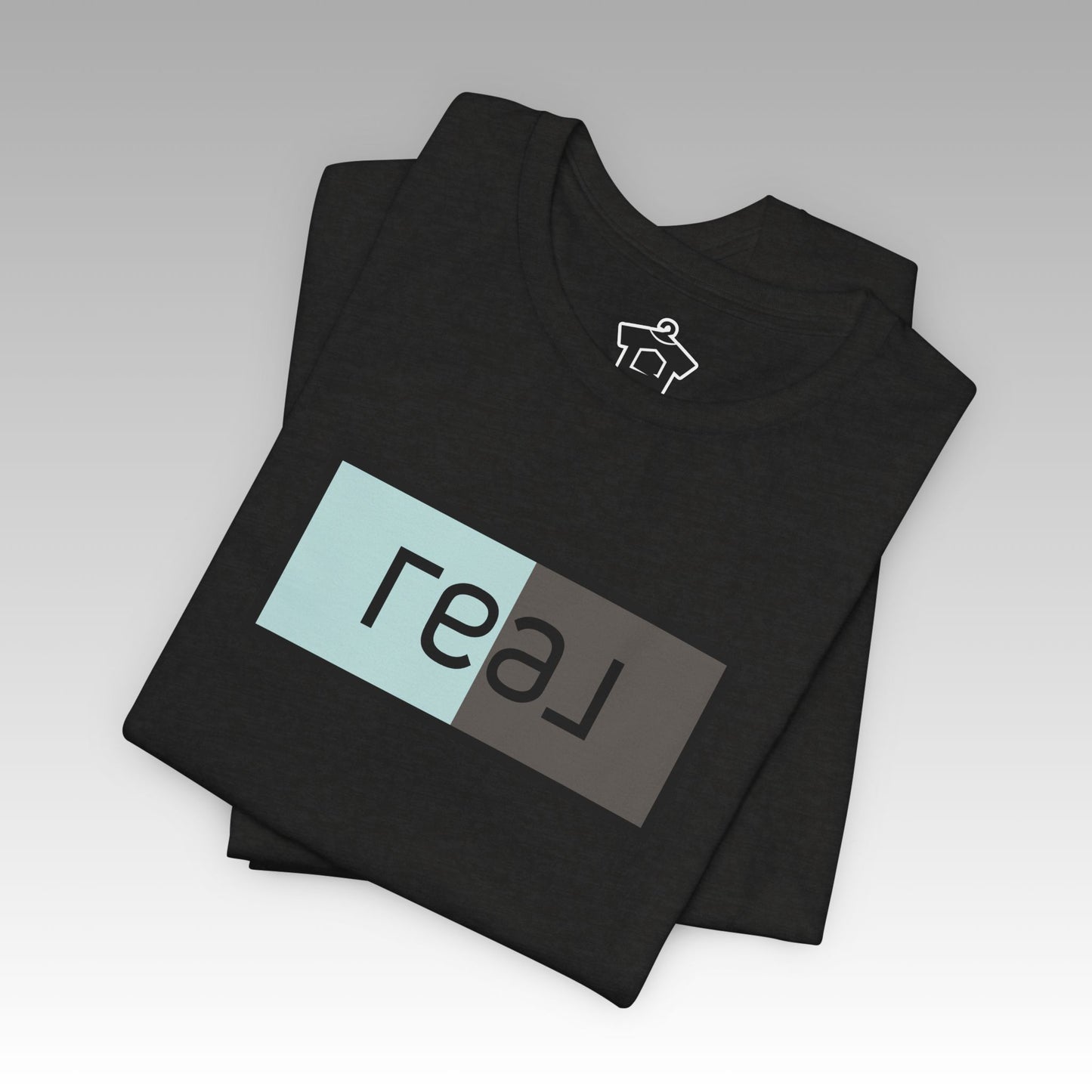 REAL Broker Logo – Modern Mint Grey Tee (Unofficial)