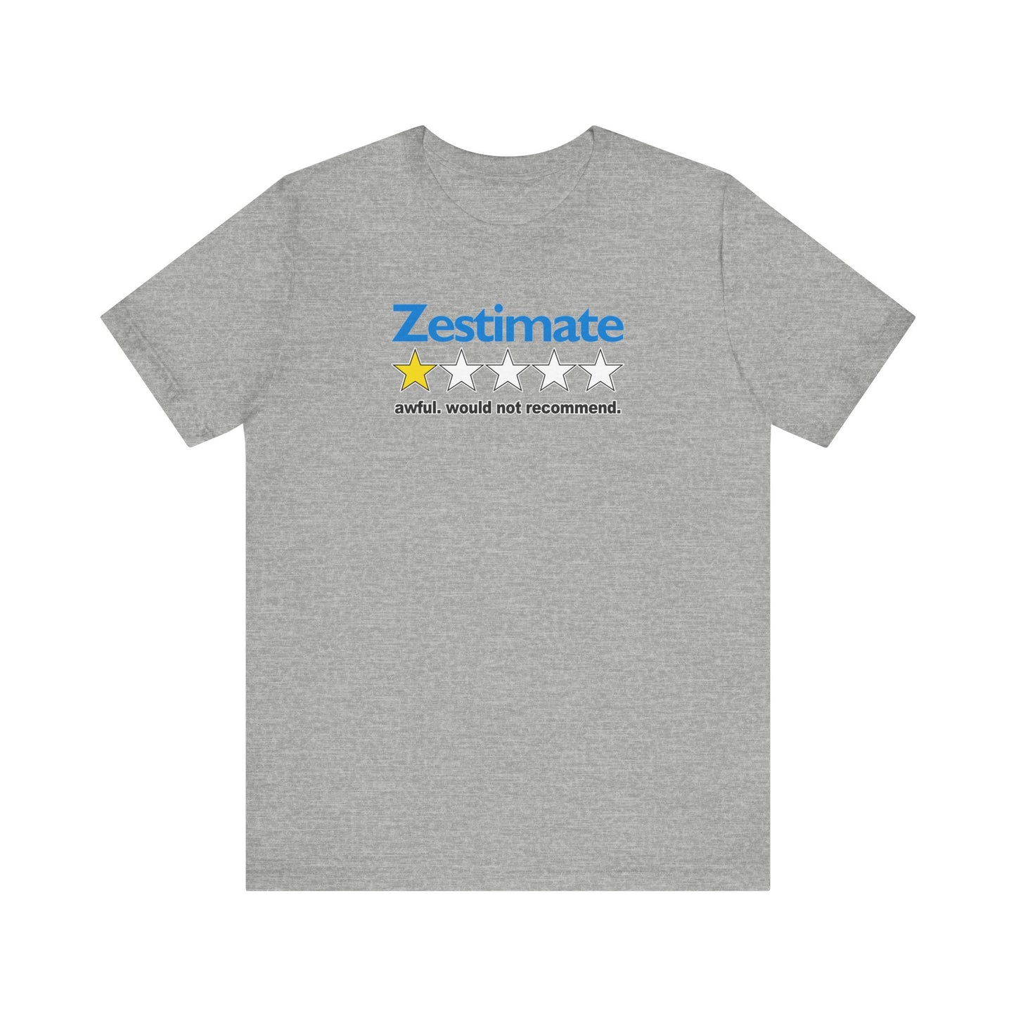 How Accurate Is The Zestimate? - Funny Real Estate T-Shirt