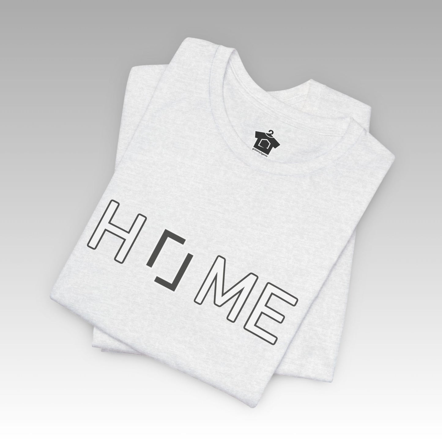 At Home with REAL Grey Tee