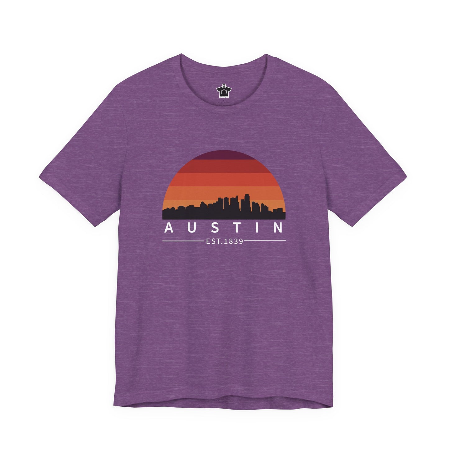 Austin Established Retro Sunset Tshirt