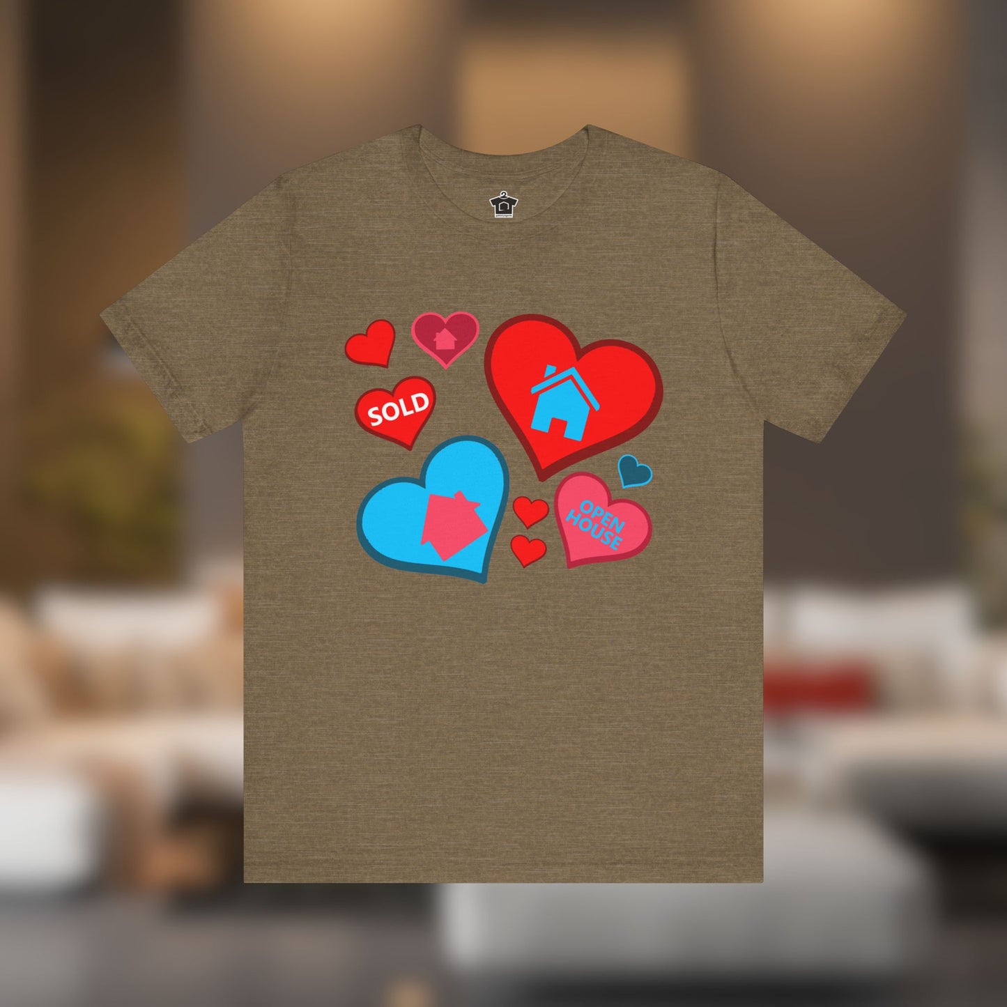 Houses and Hearts – The Realtor’s Passion Tee