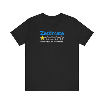 How Accurate Is The Zestimate? - Funny Real Estate T-Shirt