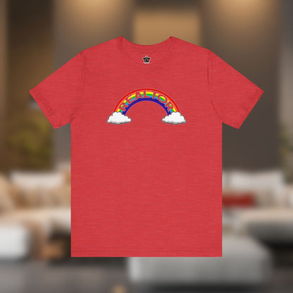 Realtor Pride Rainbow – Unisex Jersey Tee