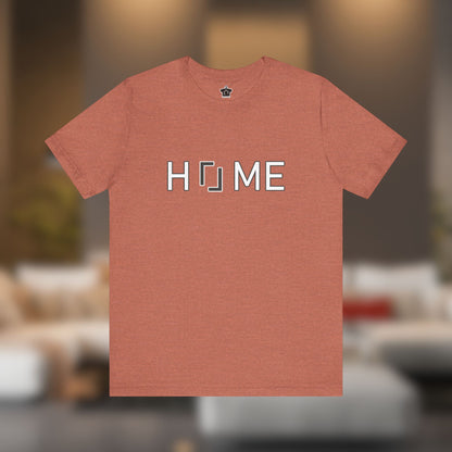 At Home with REAL Grey Tee