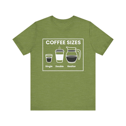 Coffee Sizes for Realtors