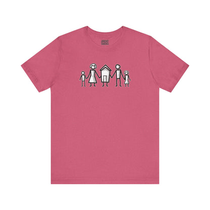 Home Is Where Family Begins" – Realtor T-Shirt