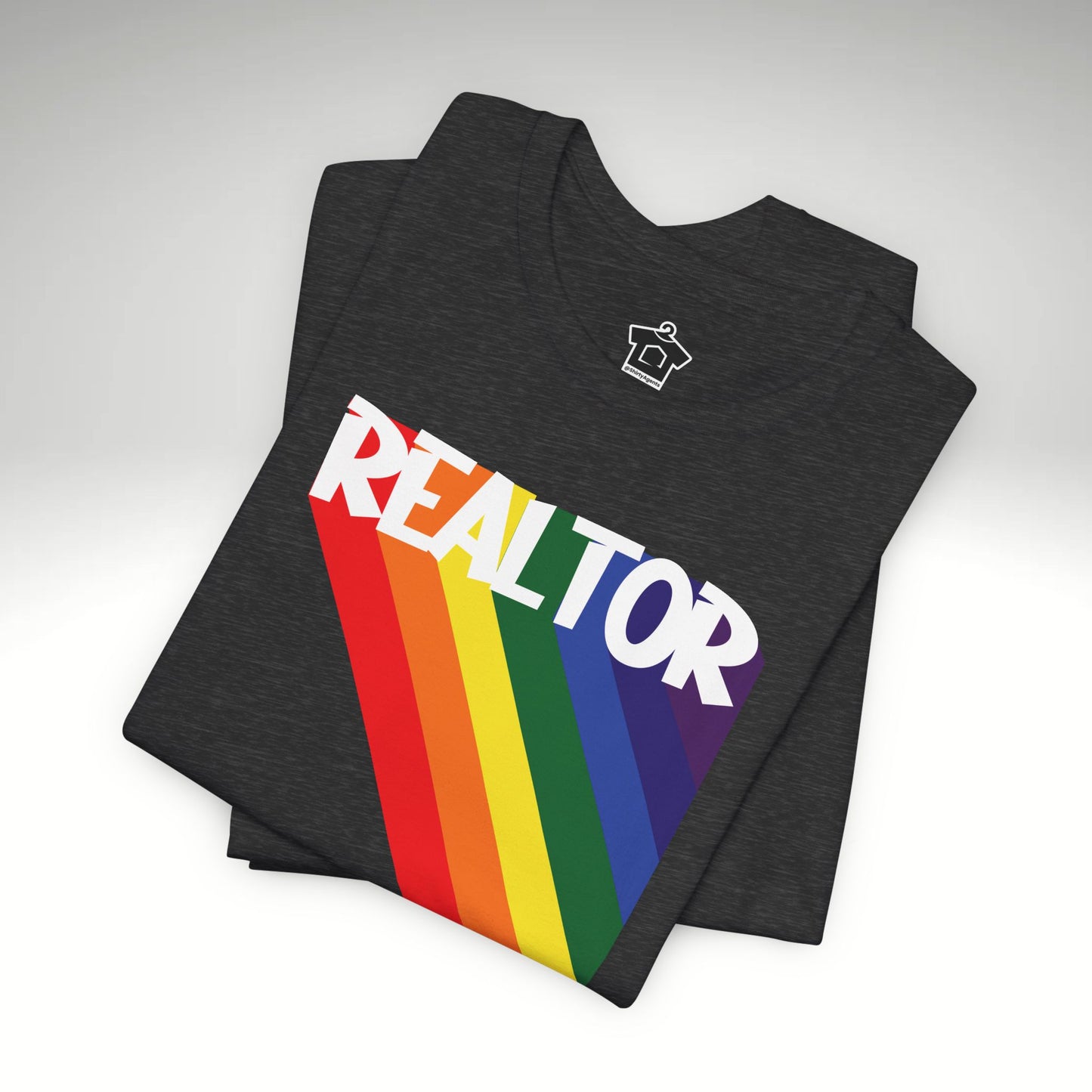 Realtor Rainbow Triangle Tshirt
