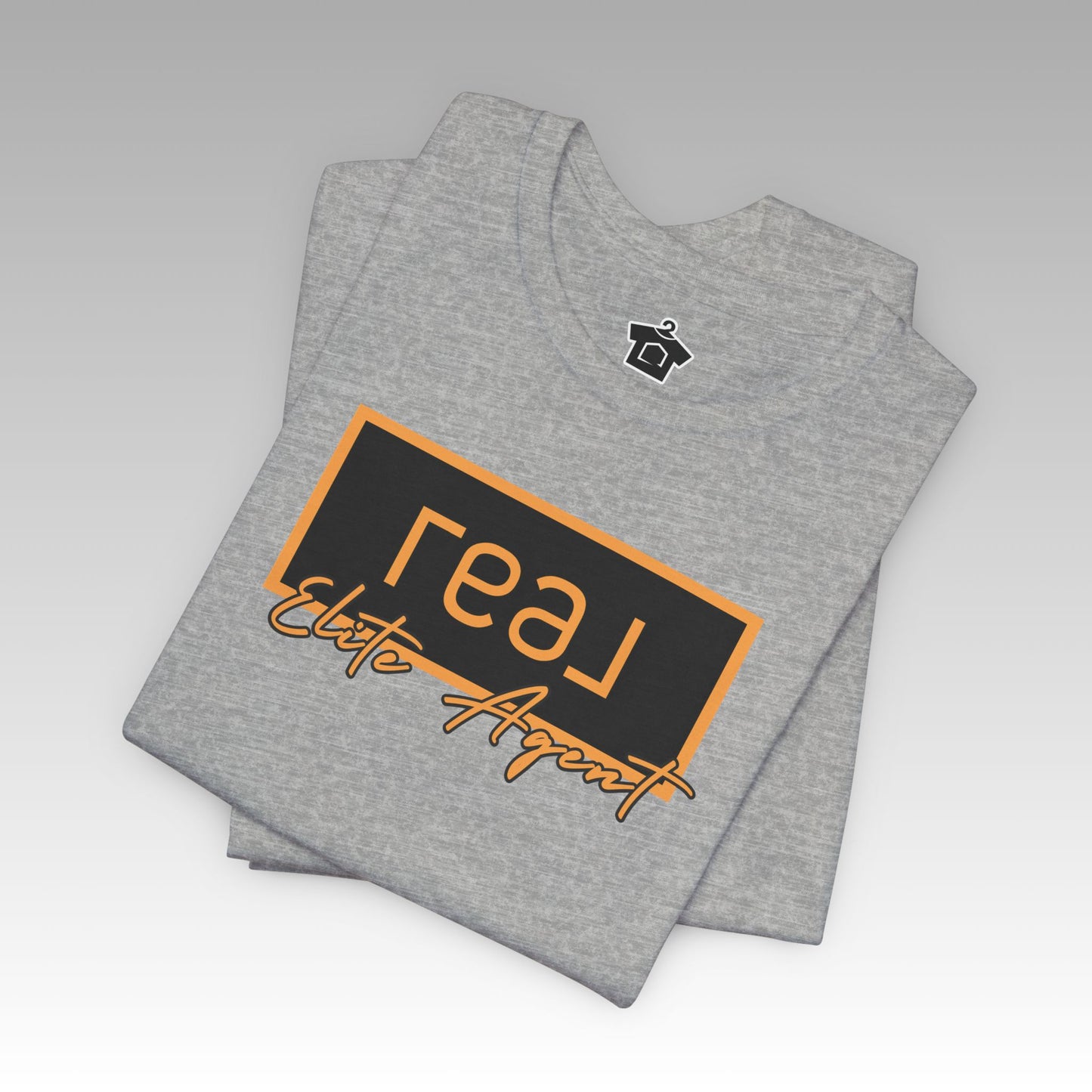 REAL Elite Agent Modern Logo Tshirt (Saffron)