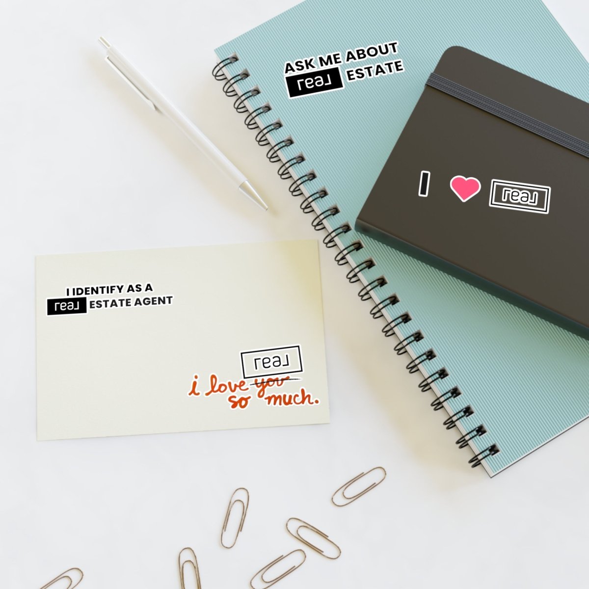 All 4 REAL Sticker Sheets - Paper products | ShirtyAgents
