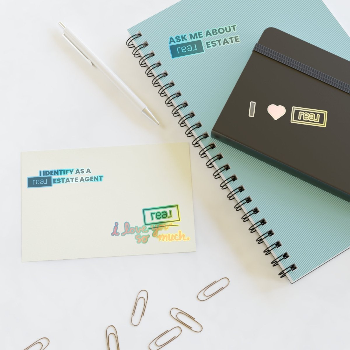 All 4 REAL Sticker Sheets - Paper products | ShirtyAgents