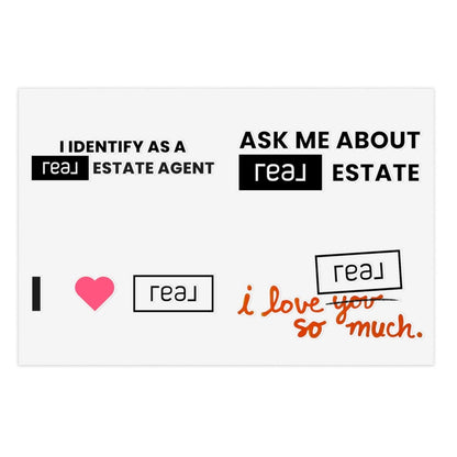 All 4 REAL Sticker Sheets - Paper products | ShirtyAgents