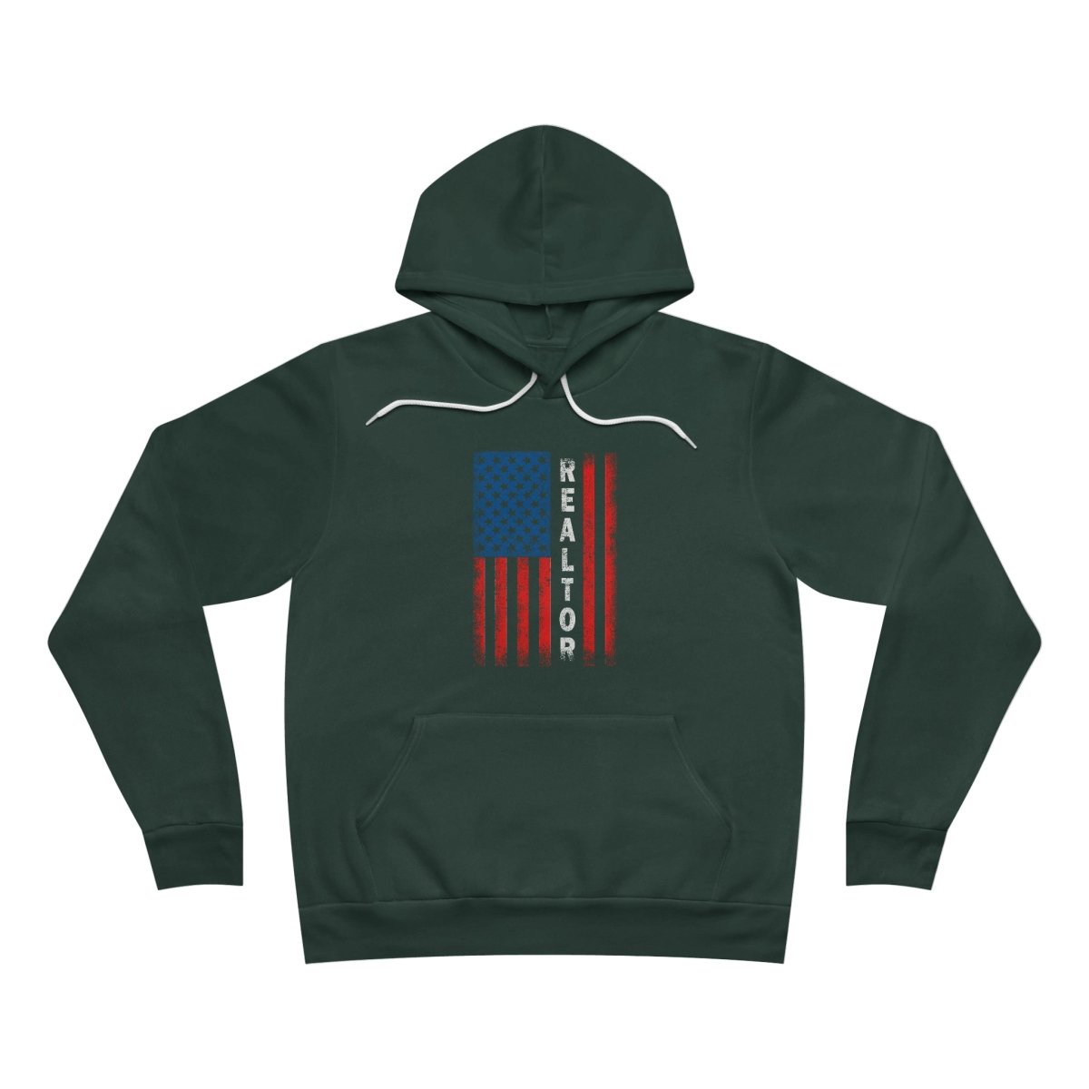American Flag Realtor Hoodie - Hoodie | ShirtyAgents