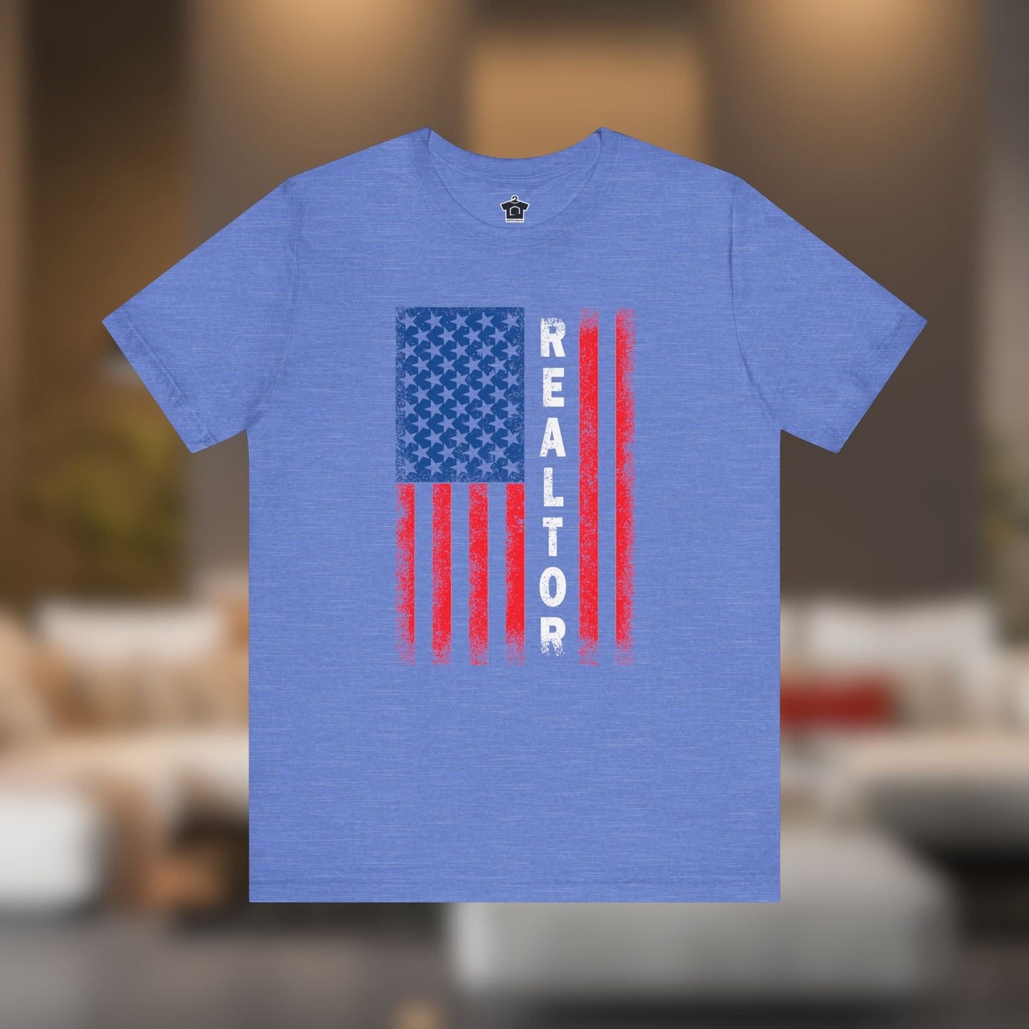 American Flag REALTOR V2 T-Shirt - T-Shirt | ShirtyAgents