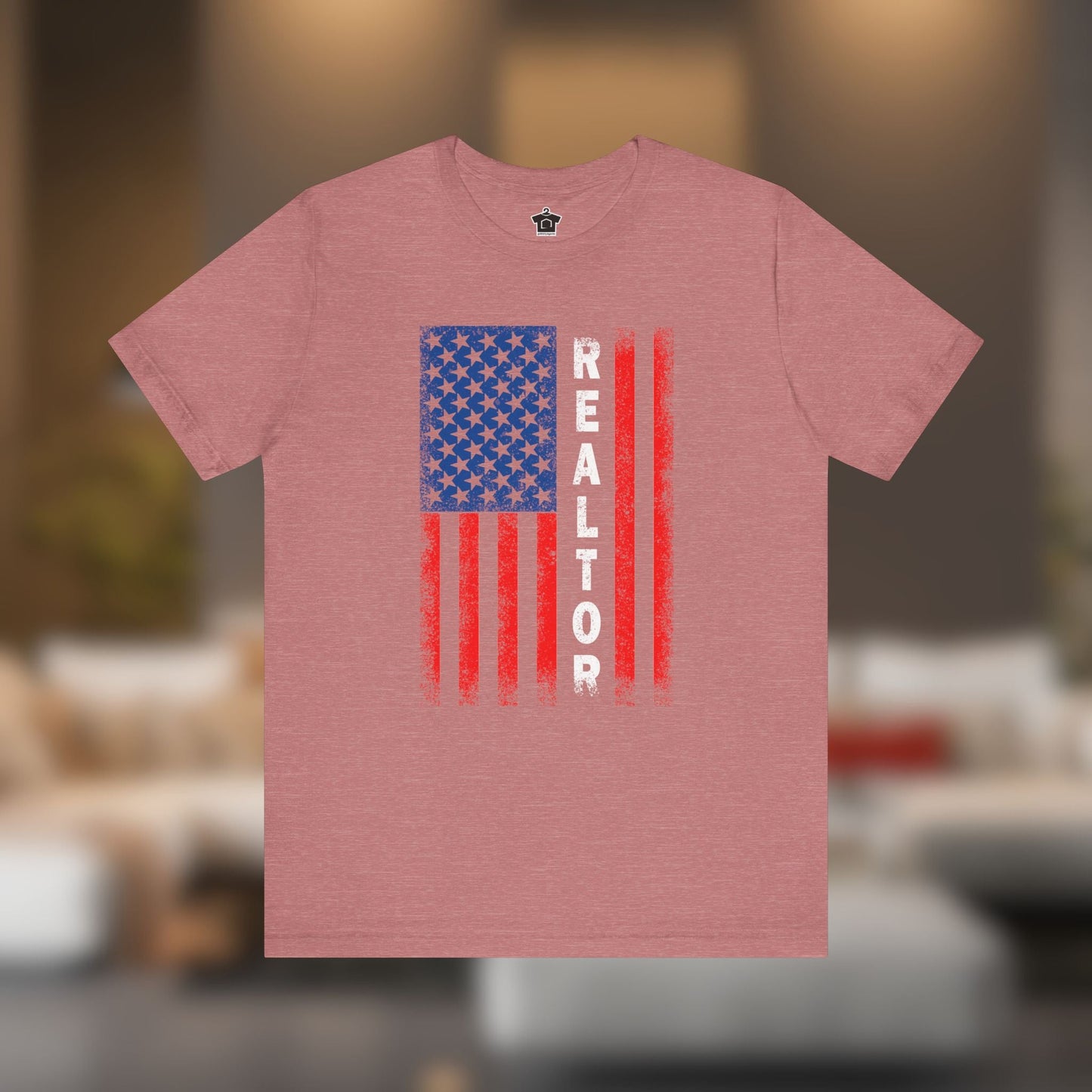 American Flag REALTOR V2 T-Shirt - T-Shirt | ShirtyAgents