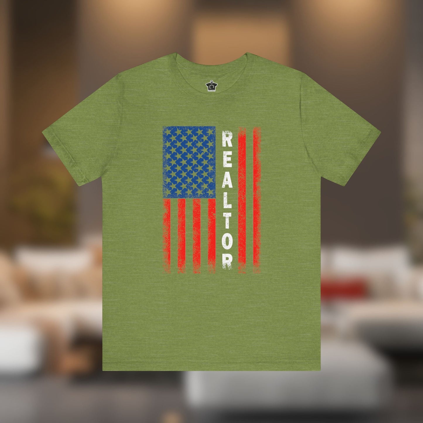 American Flag REALTOR V2 T-Shirt - T-Shirt | ShirtyAgents