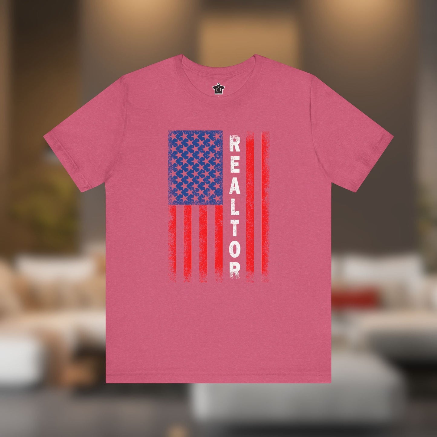 American Flag REALTOR V2 T-Shirt - T-Shirt | ShirtyAgents