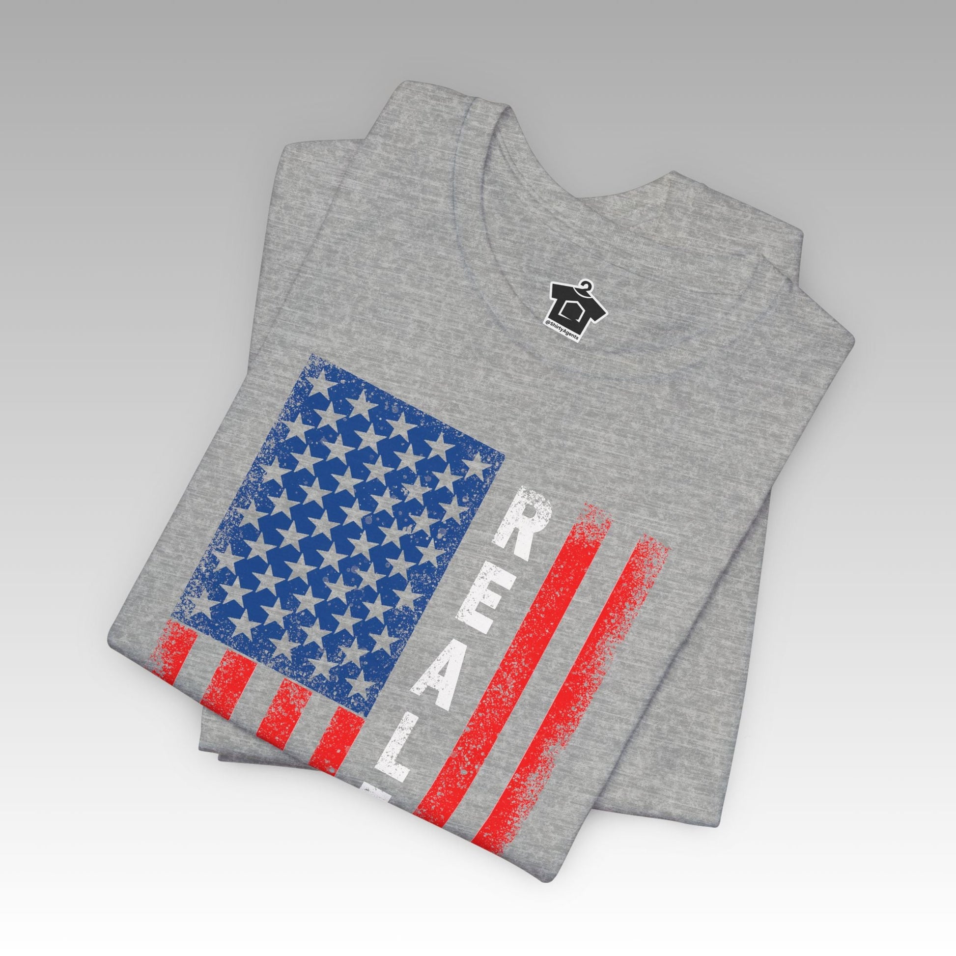 American Flag REALTOR V2 T-Shirt - T-Shirt | ShirtyAgents