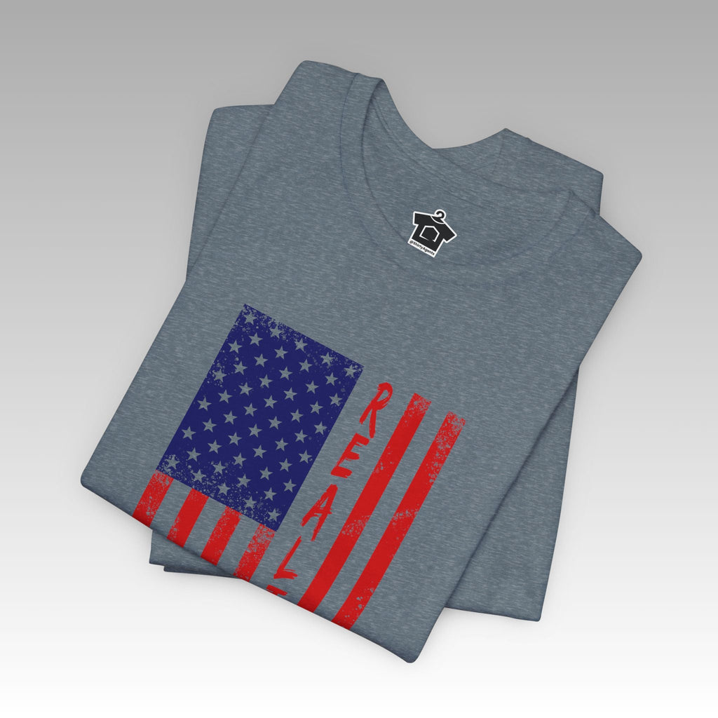 American Flag REALTOR V3 - Red Edition - T-Shirt | ShirtyAgents