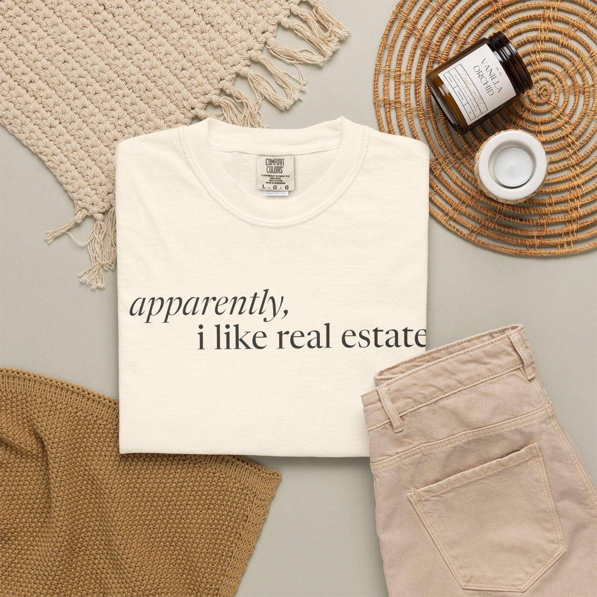 Apparently, I Like Real Estate | Heavy Tee - T-Shirt | ShirtyAgents