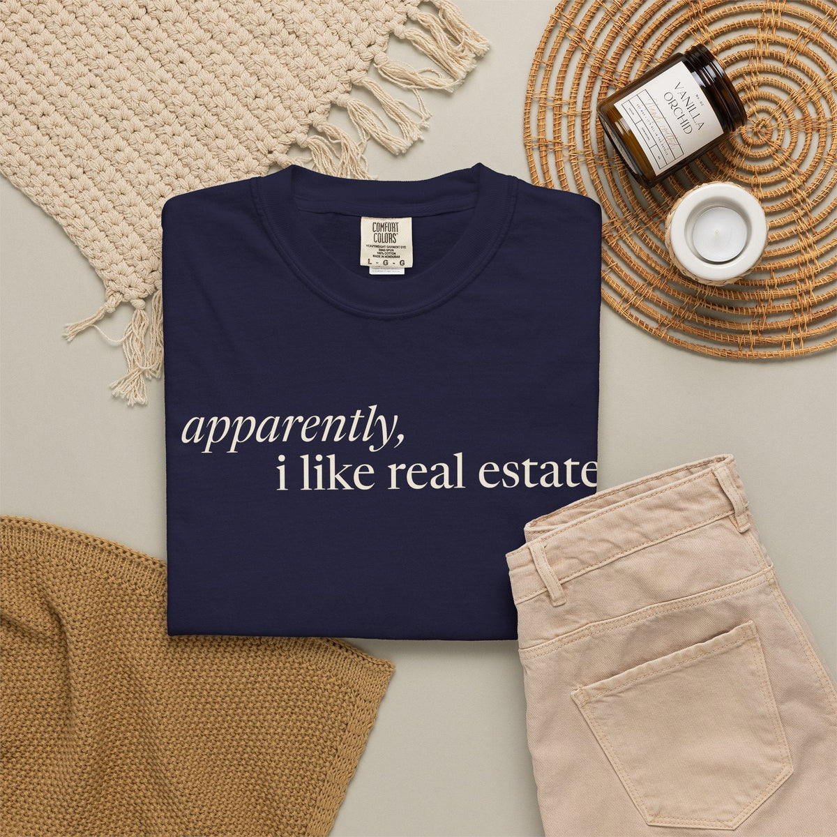 Apparently, I Like Real Estate | Heavy Tee - T-Shirt | ShirtyAgents