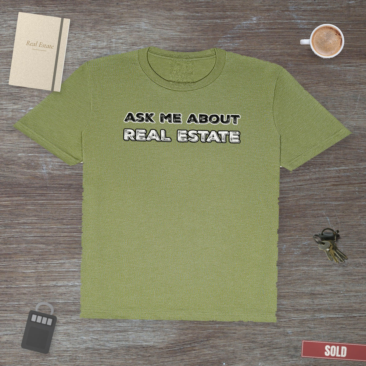 Ask Me About Real Estate (Bold Edition) | Classic Tee - T-Shirt | ShirtyAgents