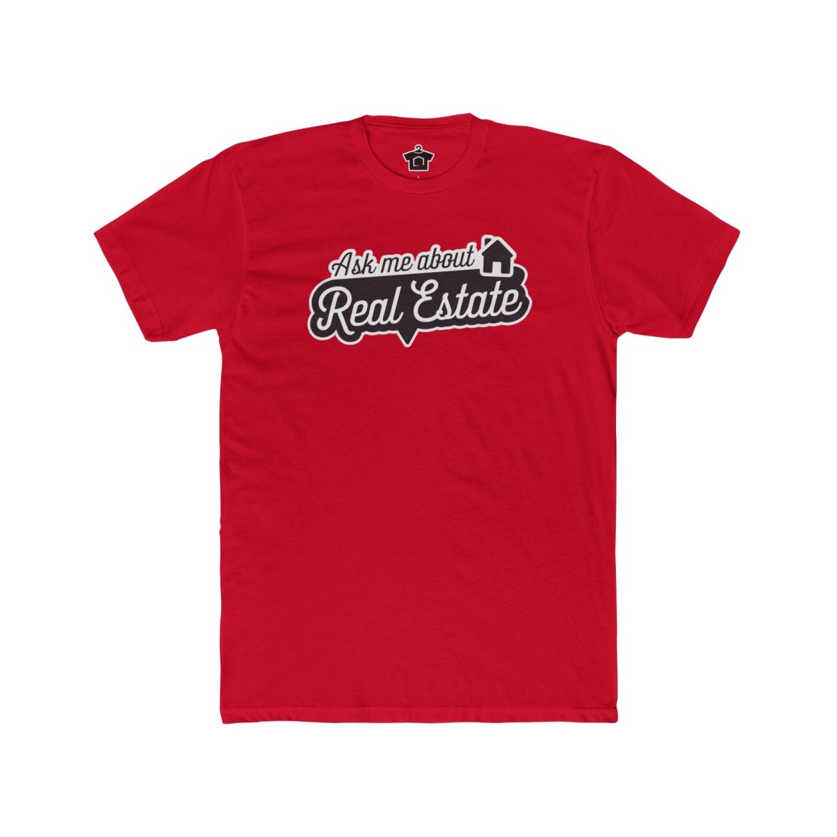 Ask Me About Real Estate Speech Bubble Tee - T-Shirt | ShirtyAgents